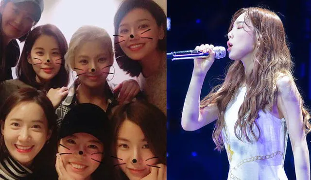 Girls' Generation tuvo un emotivo reencuentro en el concierto de la líder Kim Taeyeon.