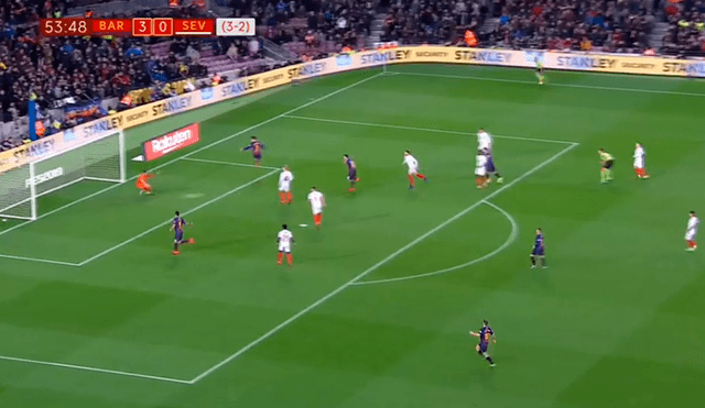 Barcelona vs Sevilla: Sergi Roberto pone la goleada tras genial pase de Messi [VIDEO]