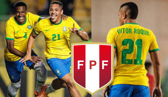 Vitor Roque es la estrella de la selección brasileña sub-20. Foto: composición/Instagram