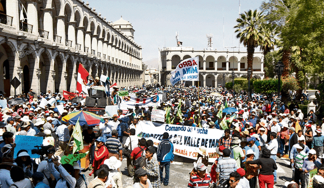 Dirigentes del Tambo le exigen claridad a Vizcarra sobre proyecto Tía María