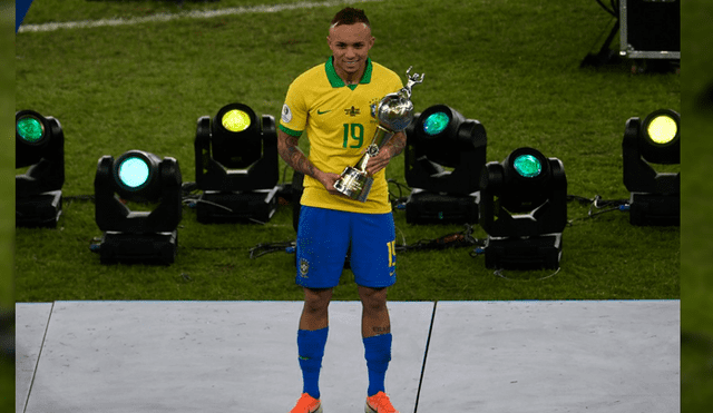 Everton ganó la Bota de Oro de la Copa América 2019. Créditos: AFP