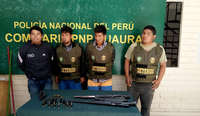 Huaura: PNP interviene a cuatro sujetos portando armas en playa de Vegueta