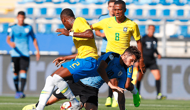 Uruguay vs Brasil Sub 20: Luan Cándido logró el empate con potente remate [VIDEO]