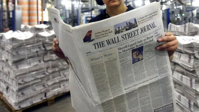 Wall Street Journal (WSJ). Foto: Mat Dunham.