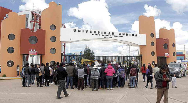 SIN ALUMNOS. Universidad Andina va camino a desaparecer tras quedarse sin estudiantes.