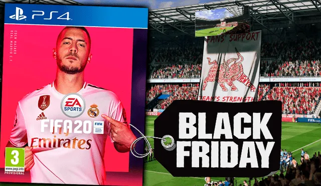 Oferta de Black Friday deja caer el precio de FIFA 20 en cualquier plataforma a casi la mitad y te lo envían gratis.