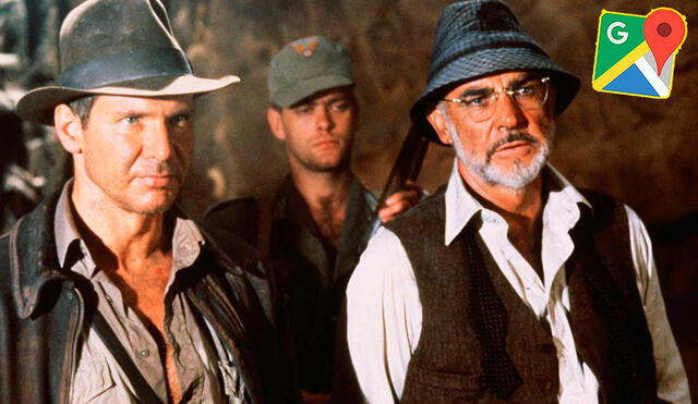 Desliza las imágenes para ver cómo luce la fortaleza donde se filmó Indiana Jones: La última cruzada. Foto: captura de Google Maps