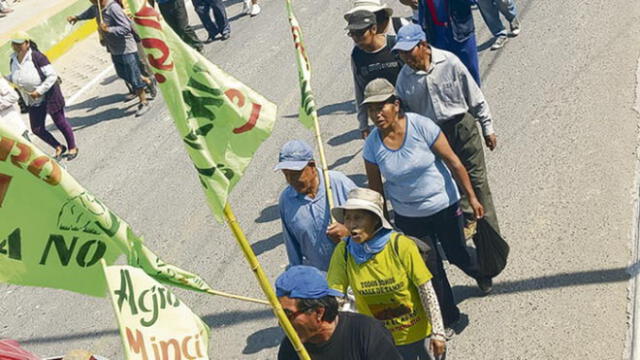 Arequipa: Se movilizan en el Valle de Tambo para recordar protesta de 2015