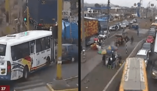 Panamericana Norte: volcadura de camión origina gran congestión vehicular [VIDEO]