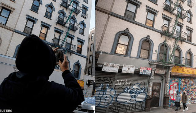 Nueva York: escándalo por grafiti de miembro gigante en Nochebuena [FOTOS]
