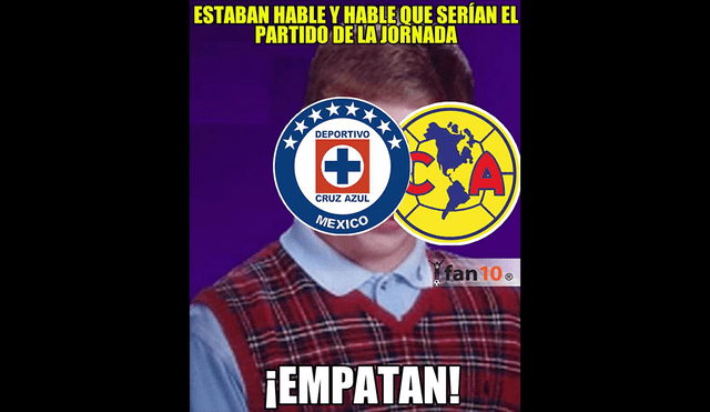 Facebook: memes se burlan de Cruz Azul y América tras empate por Liga MX [FOTOS]