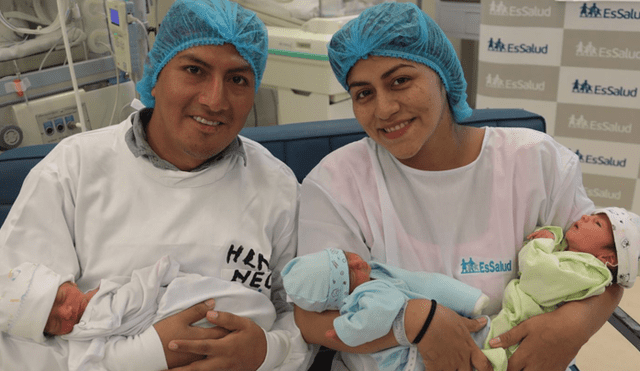 EsSalud: Nacieron trillizos en el hospital Luis Negreiros