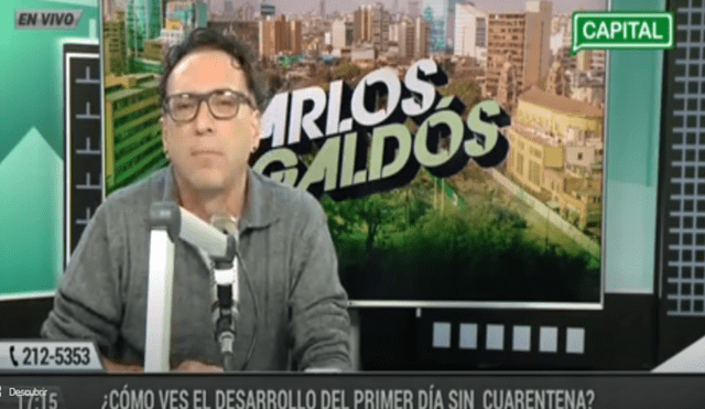 Carlos Galdós critica al Congreso de la Repúblia al asegurar que es un relleno sanitario por citar a ministros