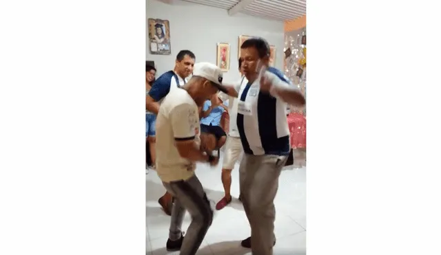 Hinchas de Alianza Lima y Universitario se meten tremendo clásico de baile. Foto: Captura de video.
