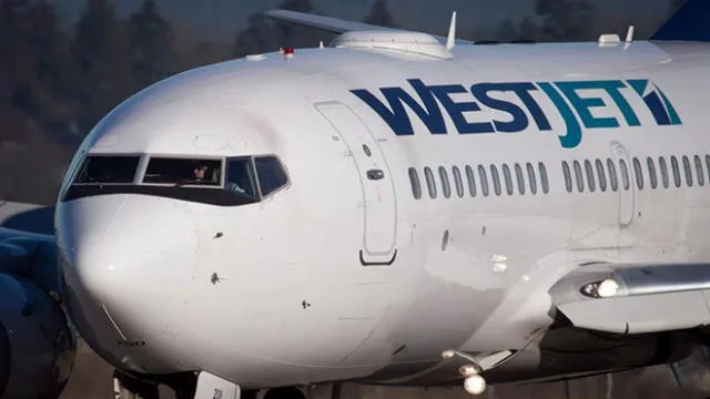 La aerolínea WestJet confirmó que "un reclamo infundado" de coronavirus cambió el trayecto del vuelo. Foto: difusión