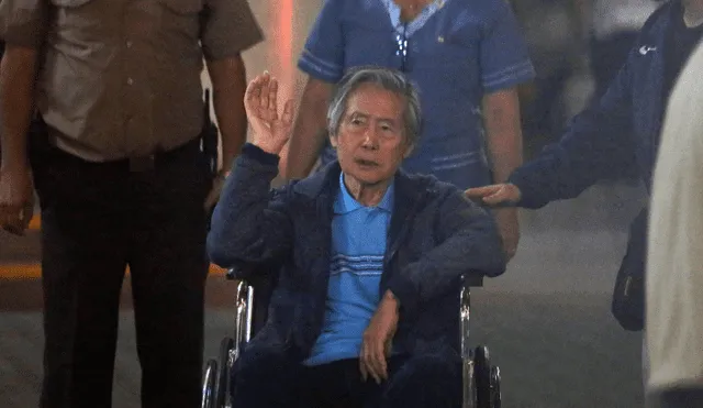 Alberto Fujimori fue trasladado nuevamente a una clínica local [VIDEO]