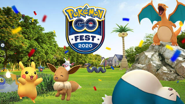 Pokémon GO Fest 2020 se realizará los días 25 y 26 de julio.