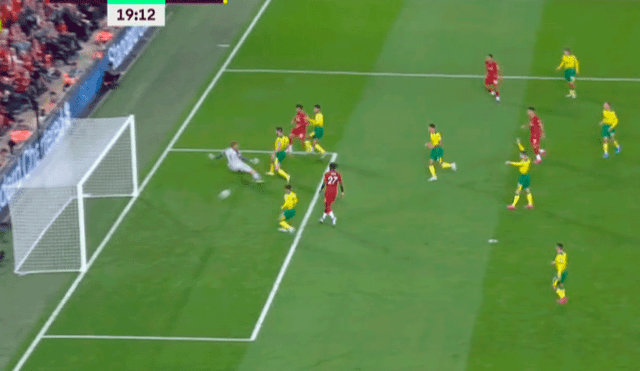 Liverpool vs. Norwich en vivo:  gol Mohamed Salah