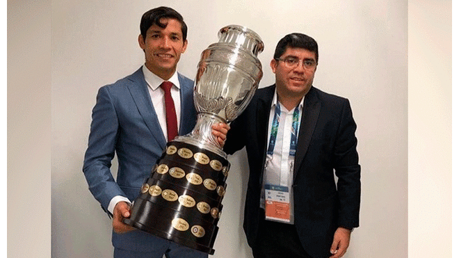 Matías Fernández entregará trofeo al ganador de la Copa América 2019. Foto: AFP