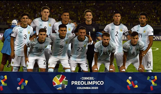 Argentina le dio vuelta el marcador a Colombia y debuta con triunfo en el Preolímpico Sub-23. | Foto: AFP