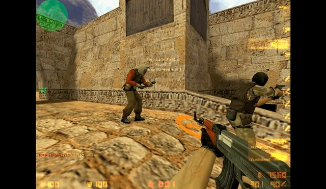 Counter Strike, mod de Half-Life, hecho con derivado del id Tech 2 (Goldsrc)