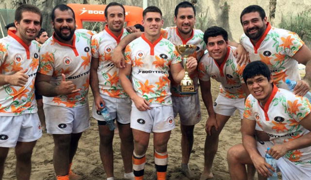 Las Águilas de la Universidad de Lima conquistan el tricampeonato en Campeonato de Rugby Playa