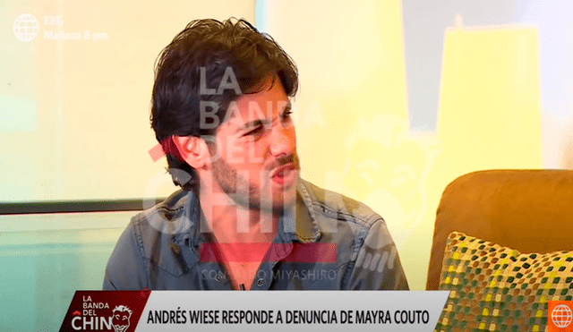 Andrés Wiese demandaría a Mayra Couto para demostrar su inocencia por denuncia de acoso sexual