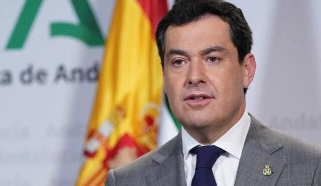 Juanma Moreno Bonilla, presidente de la Junta de Andalucía. Foto: Internet.