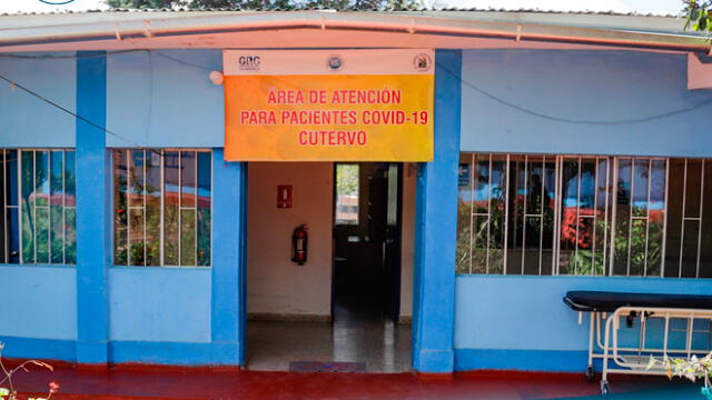 Área de atención pacientes COVID Cutervo
