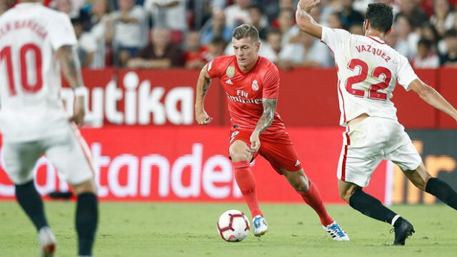 Real Madrid cayó goleado 3-0 frente al Sevilla por la Liga Santander [RESUMEN]