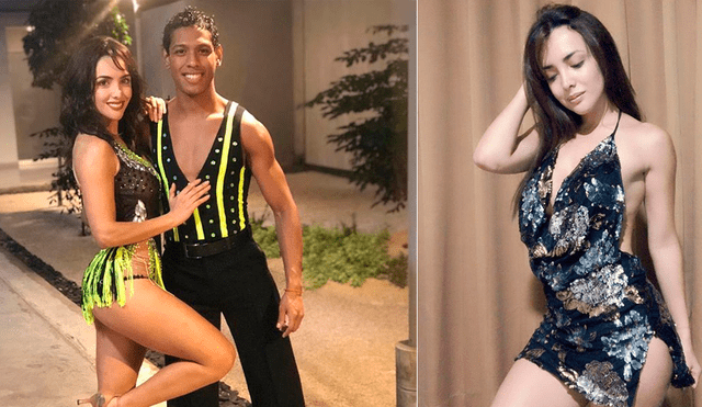 Rosángela Espinoza sufrió percance durante sensual baile en vivo [VIDEO]