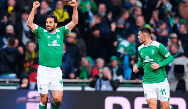 Gol de Claudio Pizarro con Werder Bremen entre los mejores del 2019.