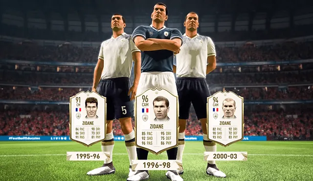 Zidane se convierte en el mejor icono de FIFA 20 con estas mediciones.