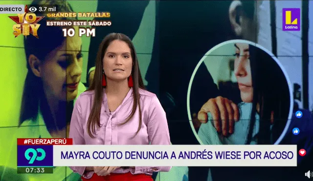 Lorena Álvarez opina sobre denuncia de Mayra Couto contra Andrés Wiese