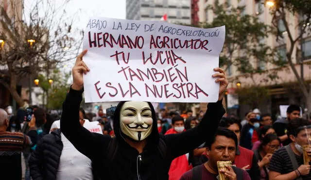 Jóvenes respaldan paro agrario en el sur y norte del país. Fotos: Marco Cotrina / La República