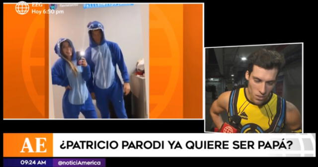 Patricio Parodi confiesa que le gustaría ser padre.