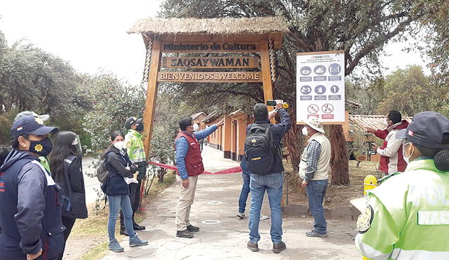 reabren. Fortaleza de Sacsayhuaman hoy reabre sus puertas para los turistas locales.