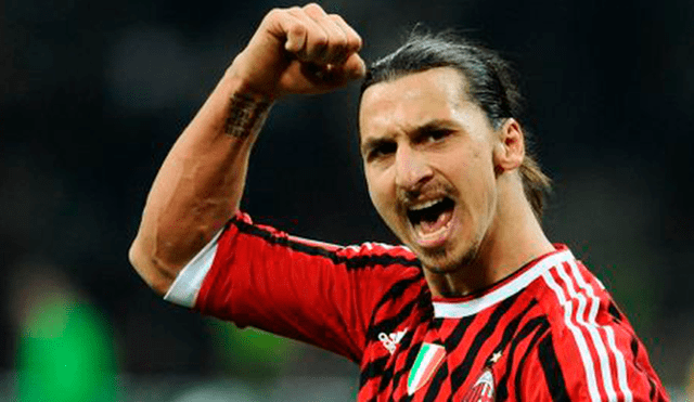 Zlatan Ibrahimovic anotó 56 goles con el AC Milán.