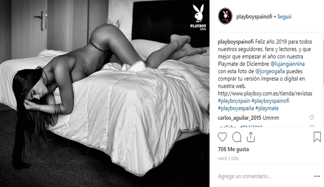 Giannina Luján y sus desafiantes retratos para PlayBoy [VIDEO]