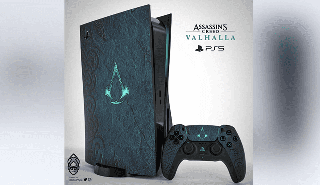 PS5 inspirada en Assasins Creed. Foto: XboxPope / Twitter.