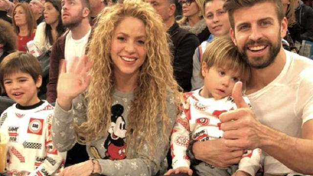 Shakira le enseña a sus hijos a alentar a la selección de Colombia [VIDEO]