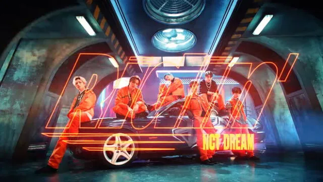 Desliza para ver más fotos del MV "Ridin" de NCT Dream.