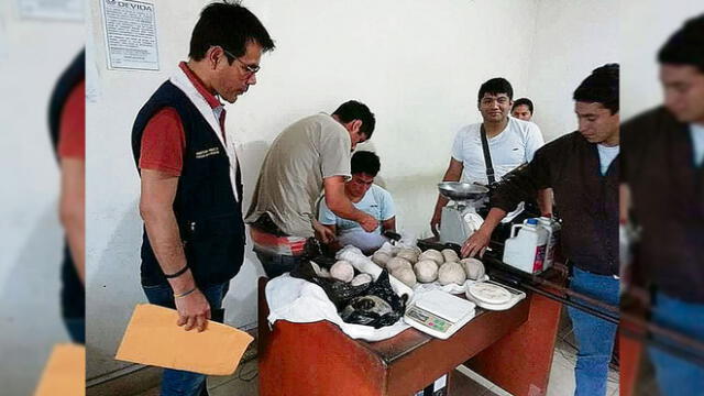 Policía decomisa 8.5 kilos de droga en Chiriaco-Bagua