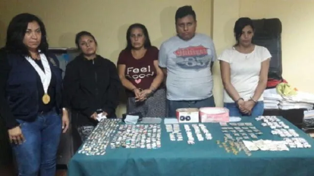 VMT: PNP capturó a familia dedicada a la venta de drogas 