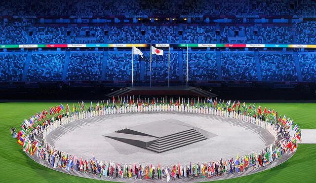 La ceremonia de clausura se llevó a cabo en el Estadio Olímpico de Tokio. Foto: Los Juegos Olímpicos/Twitter