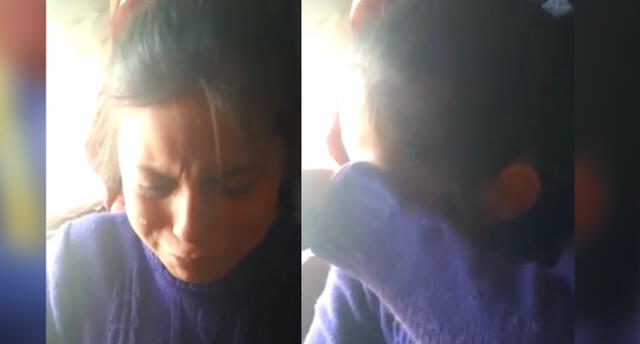 Niña lloró desconsoladamente tras ver la victoria de Cienciano ante Santos FC [VIDEO]