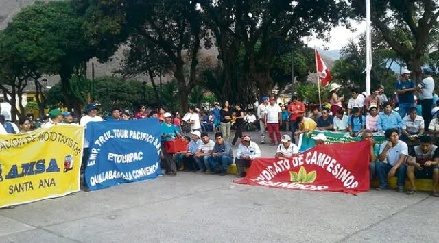 Cusco: Cocaleros logran respaldo de otros sectores de La Convención