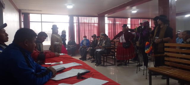 Encuentro se desarrolló con dirigentes de las diferentes provincias de Puno. Foto: Liubomir Fernandez/ URPI-LR