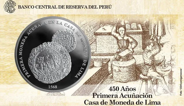 BCRP presentan nueva moneda por los 450 años del primer ejemplar acuñado en Lima [VIDEO]