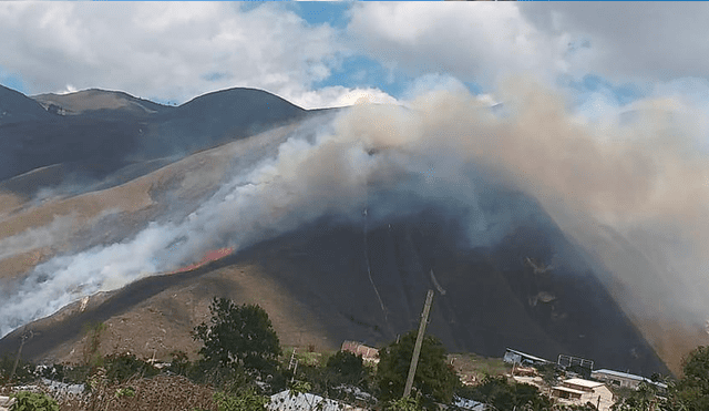Gobernador de Amazonas informó que el incendio forestal en el distrito del Tingo ha sido controlado. Foto: La República